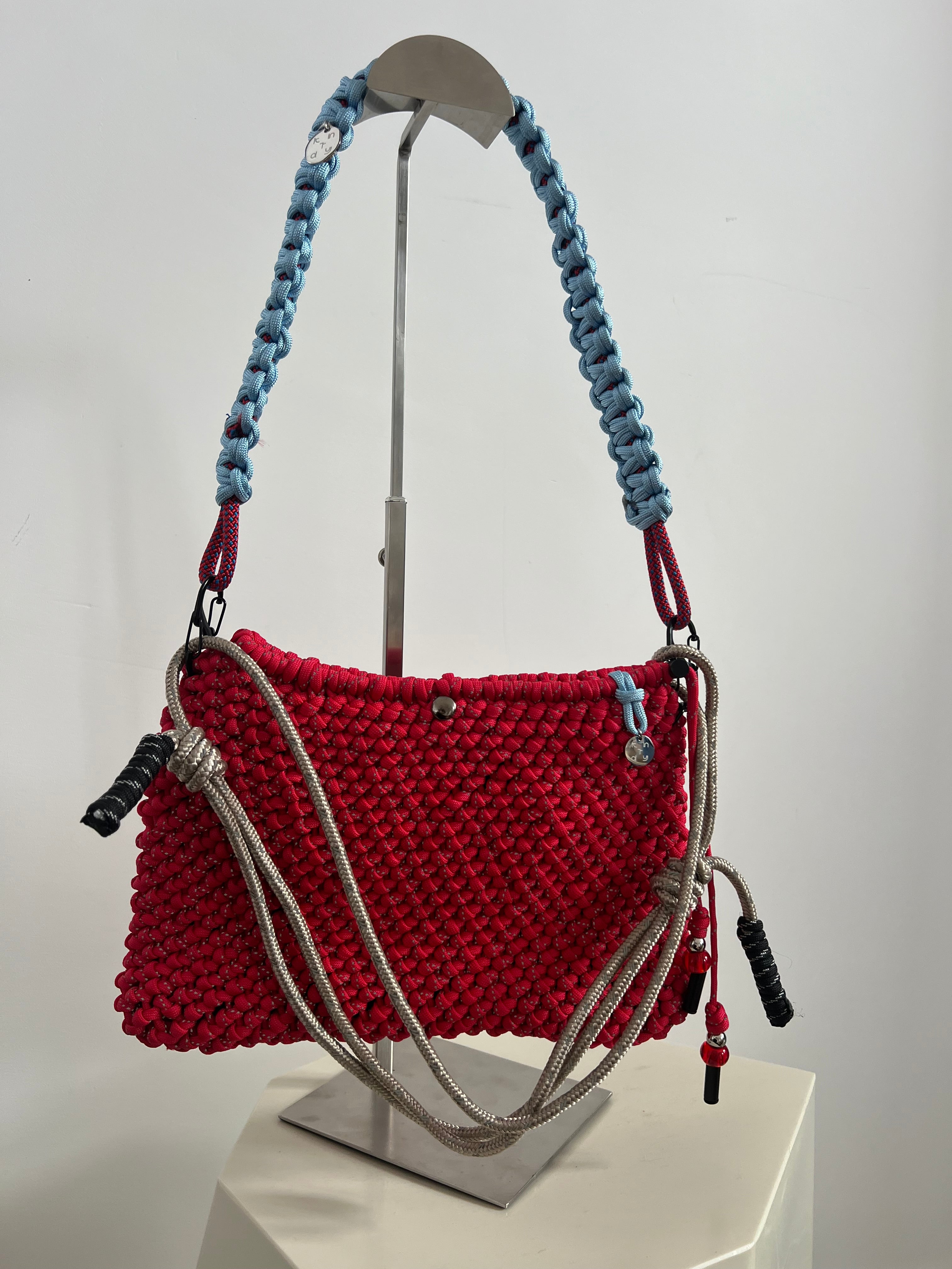 Red reflective Wednesday bag