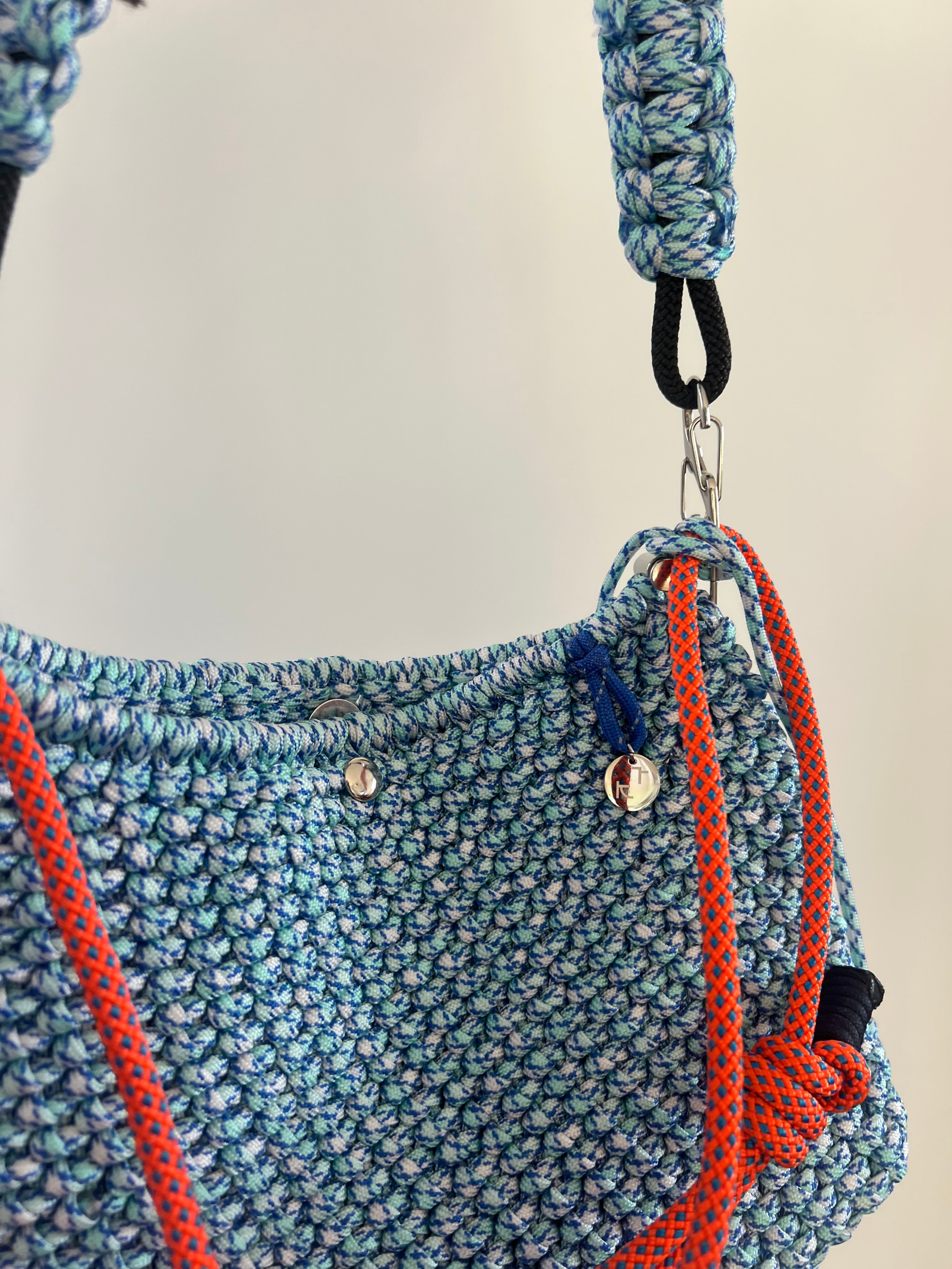 Light Blue mixed Wednesday bag