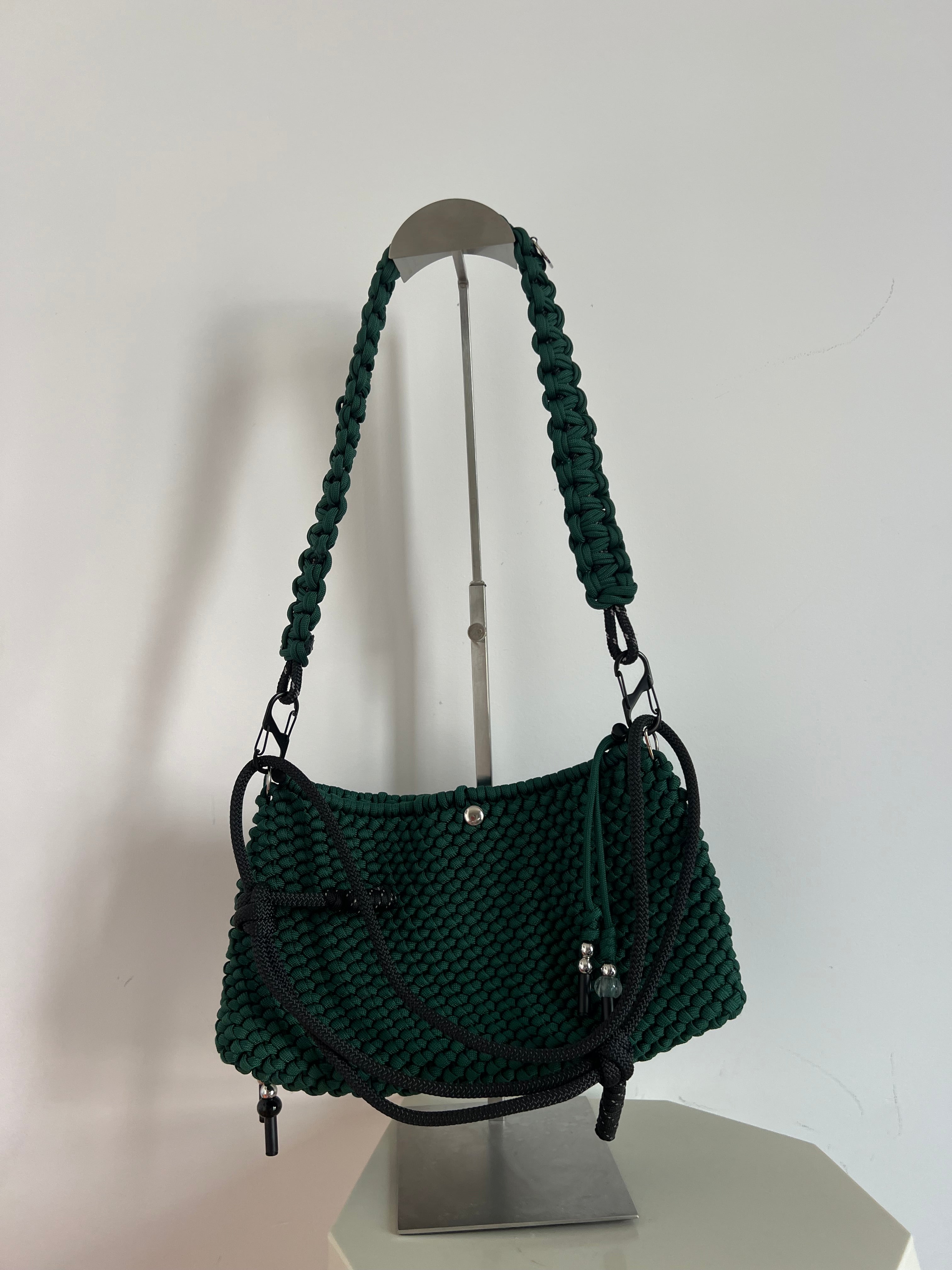 Dark green Wednesday bag