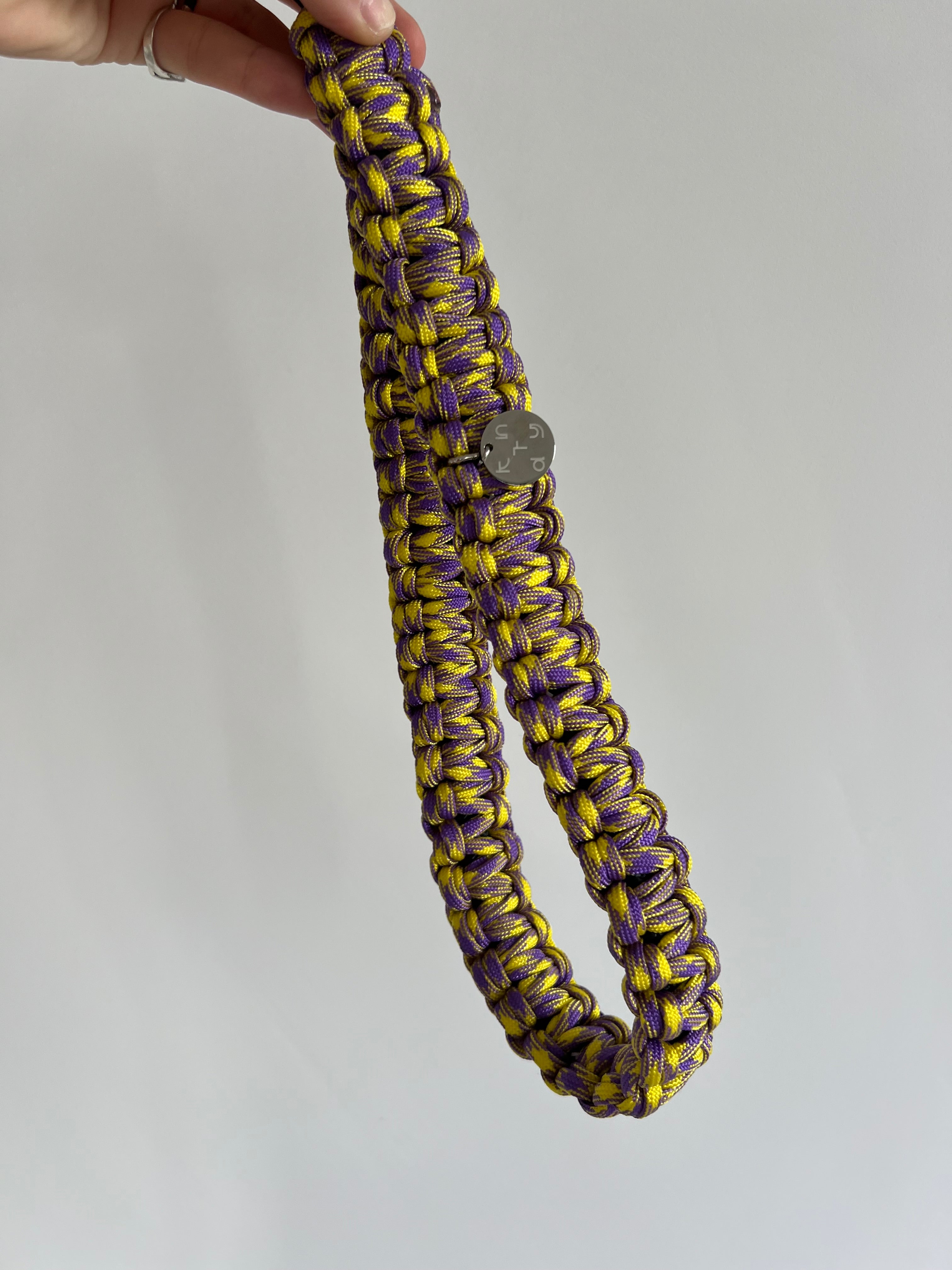 Yellow and purple Wednesday bag