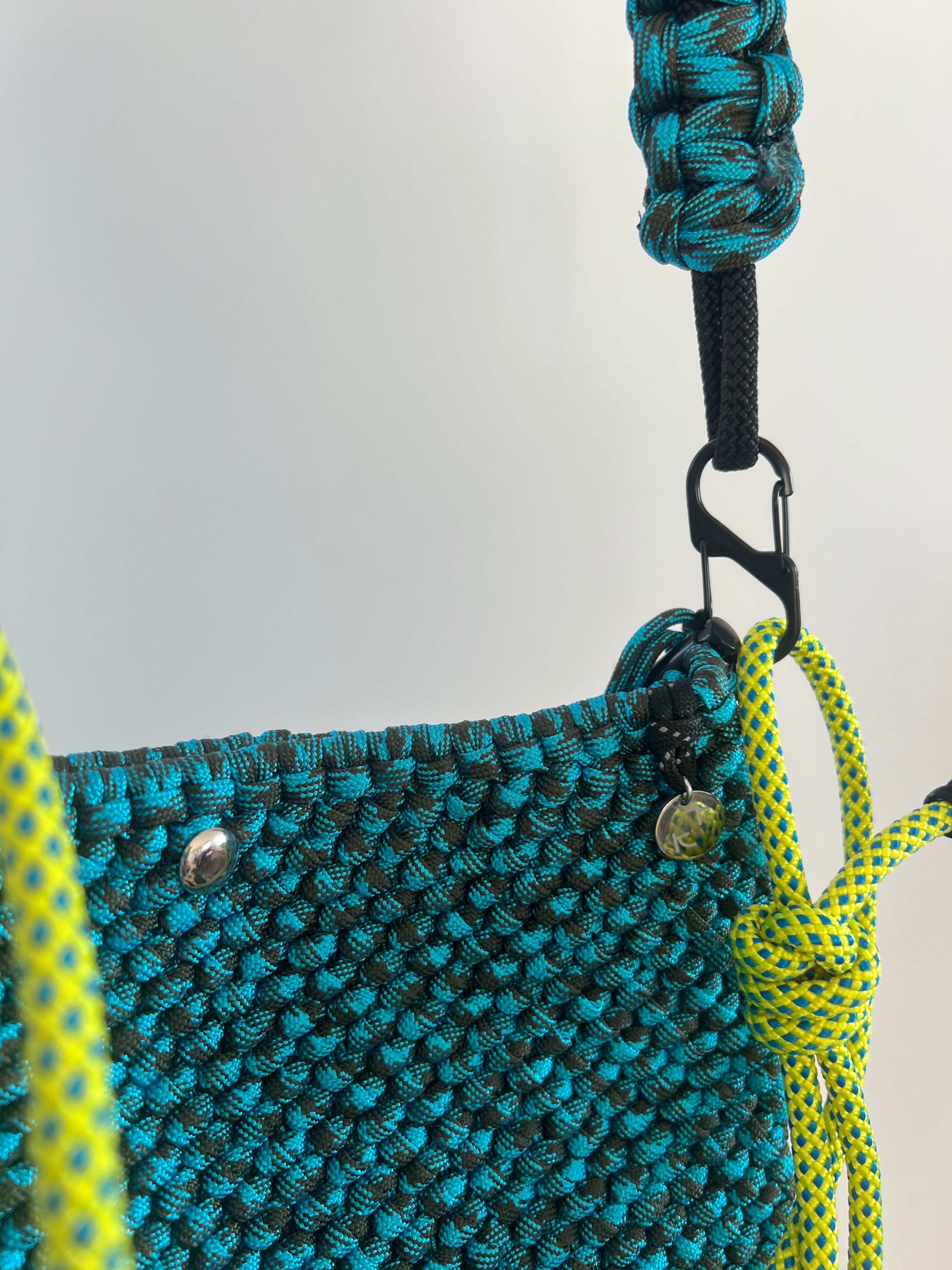 Teal and black Wednesday bag