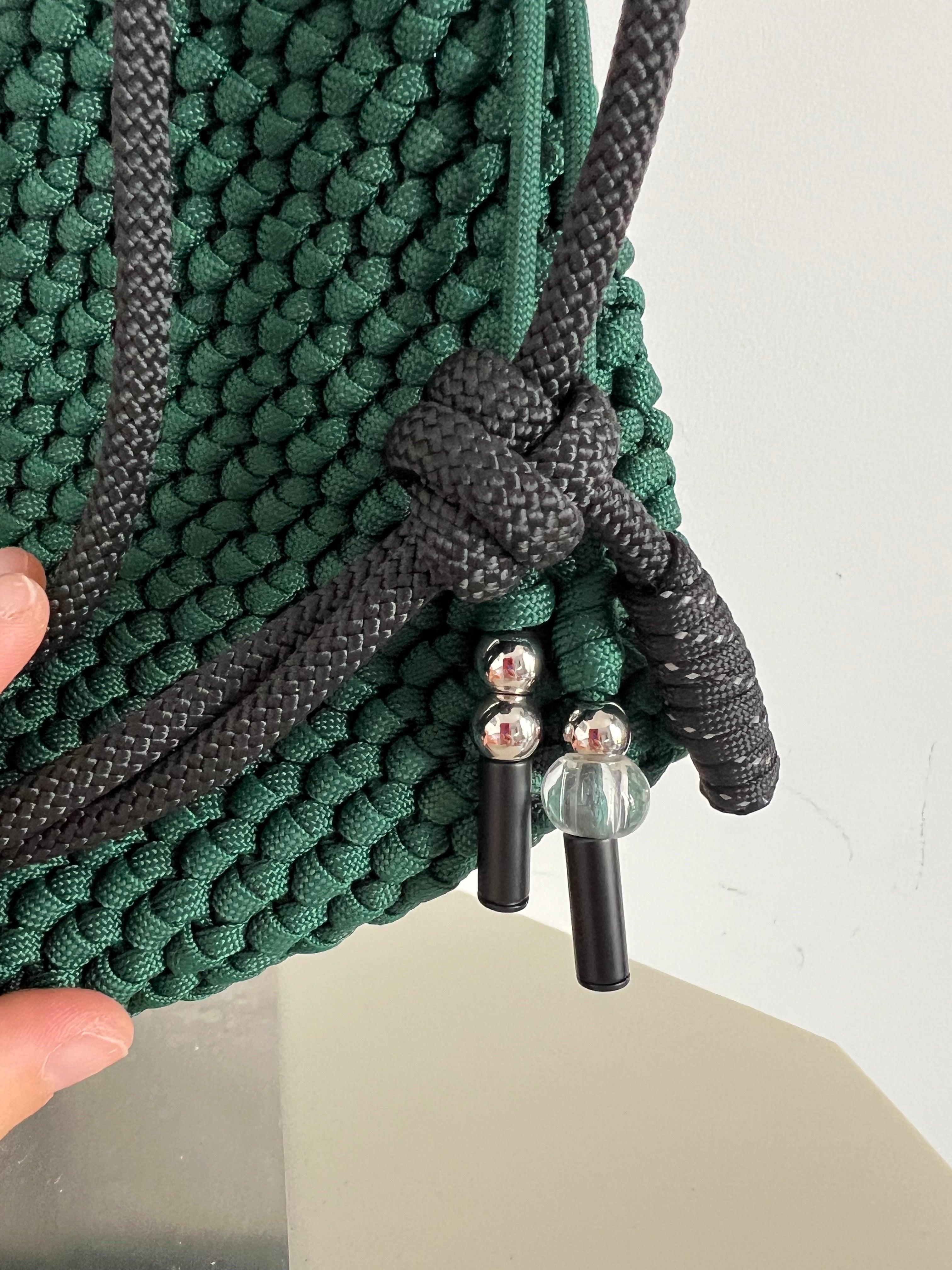 Dark green Wednesday bag