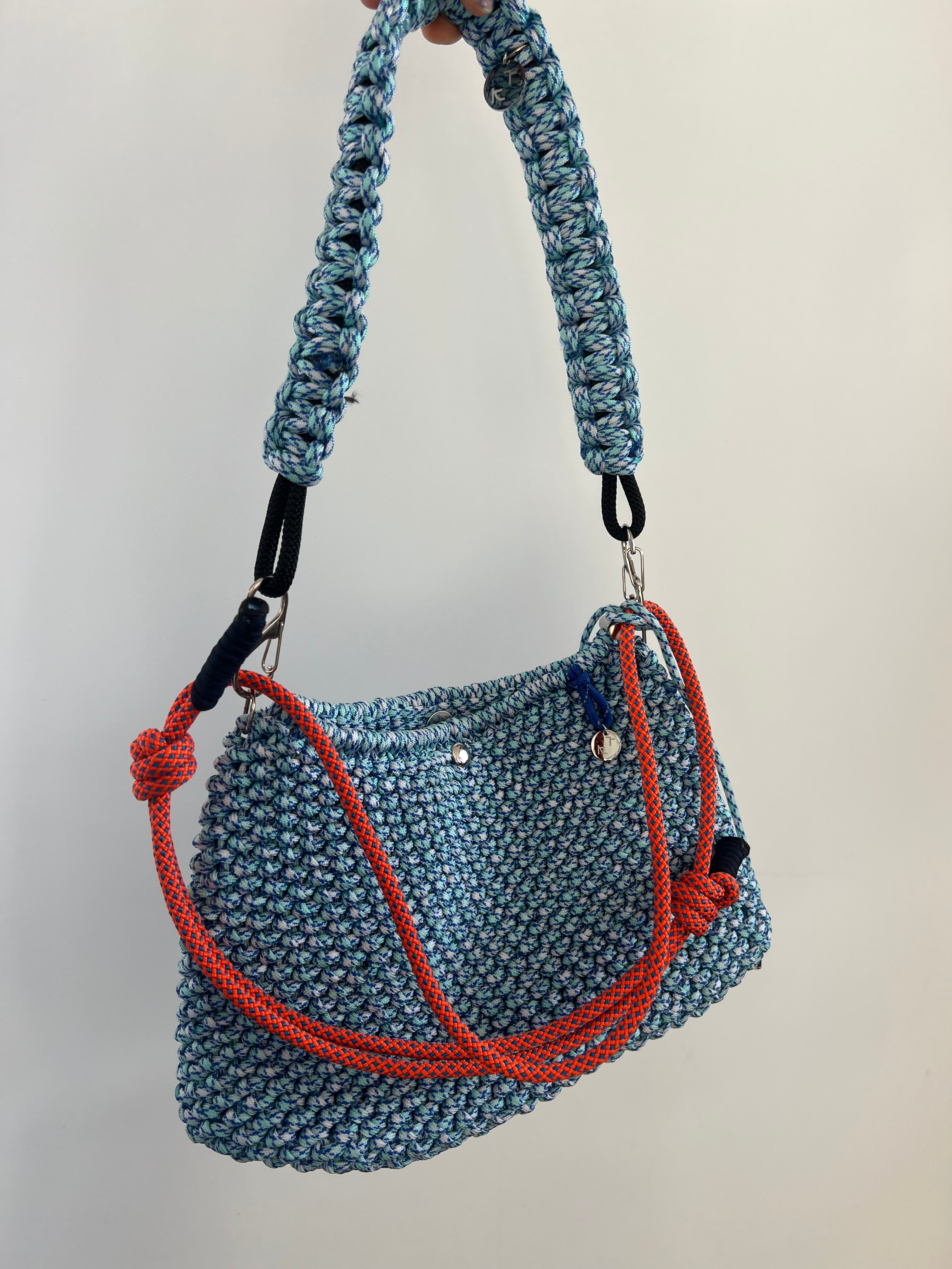 Light Blue mixed Wednesday bag